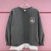 체리 그래픽 레이어드 맨투맨 APK8Q764GSE