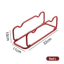 덤벨거치대 덤벨랙 핫 블랙 아령 랙 컴팩트 내구성 바벨 스토리지 스탠드 강철 브래킷 홈 오피스 체육관 액세서리, L 2, 1개