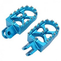NICECNC-오토바이 와이드 풋페그 발판 스즈키 DRZ400S DRZ400SM DRZ 400S 400SM 2000-2021 알루미늄용, CHINA_파란