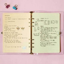A5 파트텔 다이어리 속지 6공 내지 용품 먼슬리내지_777EA, 19여행기록
