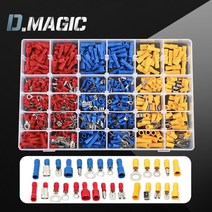 터미널 압착 단자 480PCS 황동 PG 신주 O형 Y형 단자 모듬, PG단자 480PCS, 1개