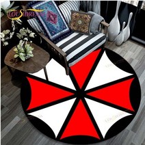 거실 캠핑 안마의자 러그 카페트 resident evil 패턴 지역 러그 라운드 바닥 매트 거실 카페트 욕실 주방 러그 현관 매트