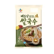 CJ더마켓 즉석식품 밀키트 간편식품 탑티어 베트남 쌀국수 밀키트 쌀국수면 숙주나물 국수 냉면 375G, 21개