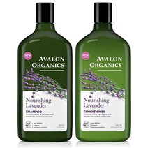 (미국직배) 아발론 라벤다 샴푸 + 컨디셔너 325ml Avalon Organics Lavender Nourishing Shampoo & Conditioner Duo 11 oz, 1개, 200ml