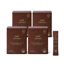 네츄럴굿띵스 오늘은 그린커피빈 체지방분해 다이어트 커피 2g x 30포, 4개, 60g
