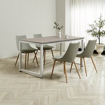 원스텝 컴퓨터 책상 회의 테이블 1500 4인용, 네일체어(화이트)