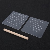 가죽 공예 만능렌치 타카 타카 휴대용 공구 가방 주머니 도구 자본 소문자 스탬핑 세트, a