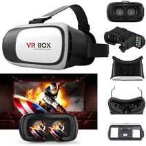 vr 안경 뷰어 유튜브 3d 2 가상 현실 고글-47-6 인치와 호환되는 İos, 없음