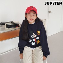 워킹미키맨투맨 티셔츠