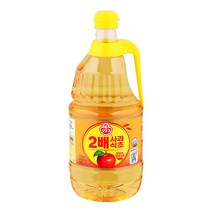 2배사과식초 1.8L오뚜기, 1개, 1.8L