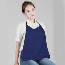 오투라이프에이프런 손님용 앞치마 - 스토퍼(목끈조절), 네이비