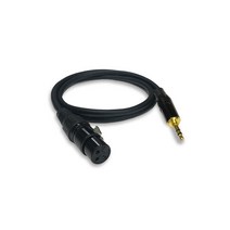 Anyport 애니포트 XLR 캐논F to 3.5 스테레오 케이블 20m 오디오 AUX 마이크 음향 AP-XLR320F AV케이블