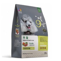 목우촌 전연령용 오리 펫9단 푸들 전용사료, 7개, 1.8kg