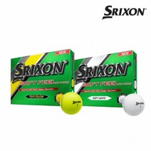 2dz 2COLOR 스릭슨 SOFT FEEL 골프공 입문자볼 골퍼용품 필드용 홀인원기념, 화이트