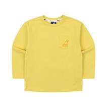 캉골키즈 [캉골키즈]포켓 로고 티셔츠 PA 0002 옐로우