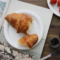 쓰임 원형접시, 모던화이트, 1개