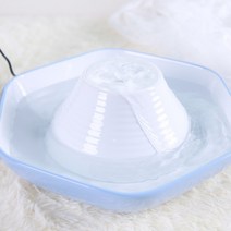 파라곤 세라믹 블루&화이트 1.7L 애완정수기, 단품