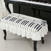 SKANDSALO 일러스트 캐릭터 피아노 의자 스툴 커버, AI + 2인용 스툴커버(78*38cm)