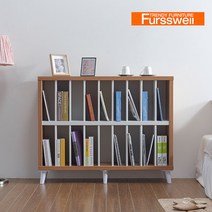 퍼스웰 1200-2단 다용도 칸칸 책장(YB_078), 진그레이화이트