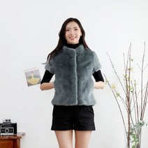 우진모피(WJ) 코펜하겐퍼 휘메일 블루그린 밍크숏자켓 국내생산 본사직영
