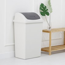 카페 화장실 휴지통 쓰레기통 사무실 학교 대용량휴지통 대형휴지통 종량제 100리봉투 사용, 아이보리