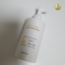 은율 데일리 케어 프레쉬 선크림 SPF46 PA+++, 80개, 300ml