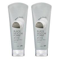 C2Y 대용량 모찌 휩 폼클렌저 220ml X 2개 (건성/지성 선택가능), 1개, 블랙(지성피부용) 2개