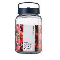 락앤락 숨쉬는 유리용기, 4개, 3.4L