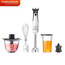 음식물처리기웰싱 캐리어음식물처리기 Morphy Richards 4 in 1 다기능 600W 전기 핸드 스틱 블렌더 침수 핸, 01 WHITE_01 4 1_02 AU 플러그