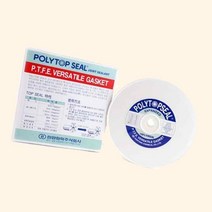 (수담공구) 폴리탑씰 가스켓테이프 7mm 25mm 4.5M 씰링테프론PTFE