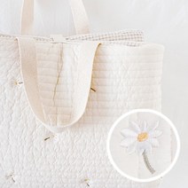 돗투돗X마롤로뜨 양면 어린이집 낮잠이불 패드 아기이불 신생아, 자수낮잠패드_살랑데이지