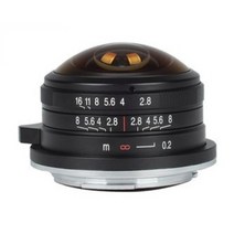 어안렌즈 SLR 8MM 4MM VR 파노라마 미러리스 180도 210도, SLR 카메라180°어안 렌즈 8MM f3.0, 공식 표준, 캐논 EF-M 마운트