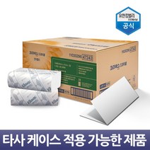 크리넥스 드라이셀 1겹 핸드타올 스탠다드 F250S, 20개입, 250매