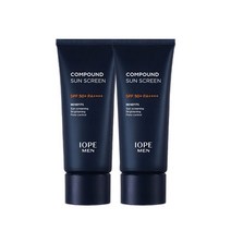 아이오페 맨 컴파운드 선스크린 50ml 1+1 남성용선크림 자외선차단제, 2개