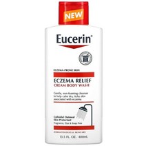 Eucerin 유세린 엑제마 릴리프 크림 바디워시 13.5oz(399ml) 2팩