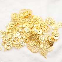 uv레진 12 색 50g/100g 금속 기어 시계 보석 충전 UV 에폭시 수지 DIY 수제 구성 요소 금형 필링 재료 만들기, [02] 100g, [02] Gold