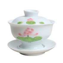 백자 연화문 개완 개합잔 찻잔 120ml