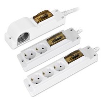 현대일렉트릭 고용량 4000W 멀티탭 배선차단 누전차단 2구 3구 [안전커버 2개 증정], [누전차단] 3구 3m HGN-33