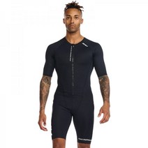 2XU 에어로 슬리브 트라이슈트 블랙/화이트 철인3종 트라이애슬론 경기복