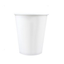 맑은 무형광 천연펄프 무지 테이크아웃컵 13온스 종이컵 390ml (13온스), 100개