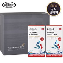 [마더네스트] rTG 슈퍼오메가3 100캡슐 2입 선물세트 (6개월분), 옵션선택