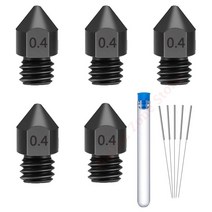 5Pcs 0.4mm/1.75mm 경화 강철 MK8 노즐 0.35mm 청소 바늘 3D 프린터 Makerbot Ender 3 CR-10