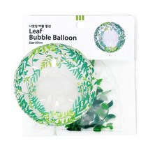 f20 145442 파티클럽 50CM 나뭇잎 버블풍선 BB05 1봉, 상세페이지 참조, 상세페이지 참조