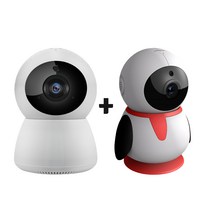 펭카 200만화소 스마트 가정용 홈CCTV 유무선 와이파이 홈캠의 절대강자! 겨울은 펭카 미캠과 함께 안전하게! 베이비 모니터, 가정용 홈 카메라 펭카+가정용 홈 카메라 펭카