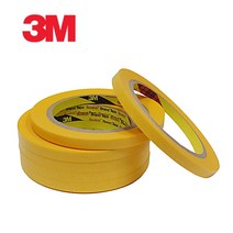 3M 내열마스킹테이프 244 50mm 100mm 150mm 200mm X 50M 자동차도장 3D프린터용 종이테이프, 100mmX50M