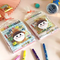 소소행복 어린이집 유치원 생일 답례품 색연필 구디백, 간식포함(일반)
