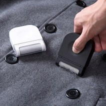 가디건 코트 보푸라기 니트 공장장 다름 휴대용 간편 수동 보풀제거기 바지 옷보풀 제거 세탁 세탁기보풀, 화이트, 화이트