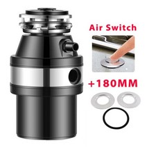 220V 가정용 음식 쓰레기 처리 스테인리스 식품 분쇄기 주방 잔반 하수도 그라인딩 시스템, CHINA_Air switch Adapter | EU