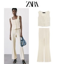 스퀘어나시 플레어 팬츠 ZARA 자라 여성 투피스 세트