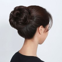 픽앤웨어곱창머리 올림머리 부분가발 업스타일 피스 사이즈 대, 상세페이지 참조3, 내츄럴블랙